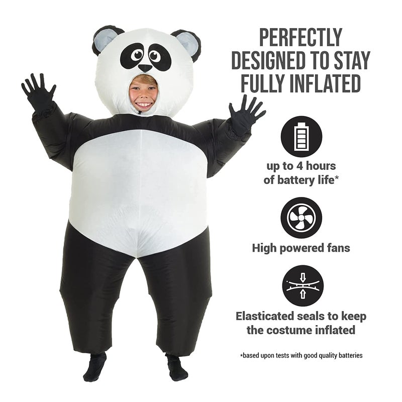 Morphsuits Morph Costumes Inflatable Panda Costume for Kids, Blow Up Costumes, Kids Inflatable Costume - Image 2